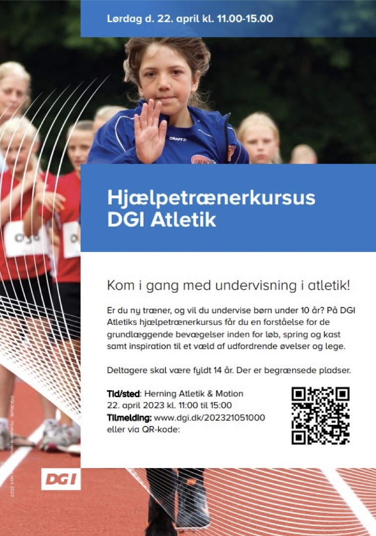 Hjælpetræneruddannelse DGI Atletik